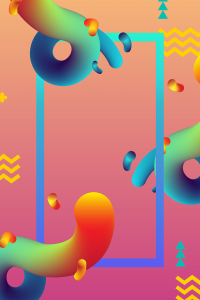3D Geometrik Şekiller Dijital Baskılı Halı - 2