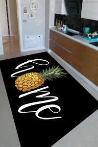 Ananas Çizimli Dijital Baskılı Halı - 1