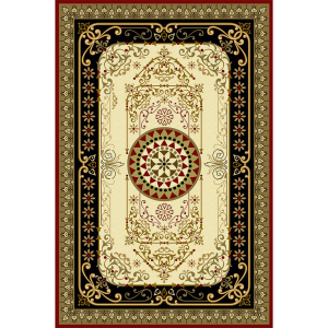 Antika Desenli Dijital Baskılı Halı Örtüsü HRC186 - 2