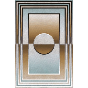 Asimetrik Desenli Dijital Baskılı Halı - 2