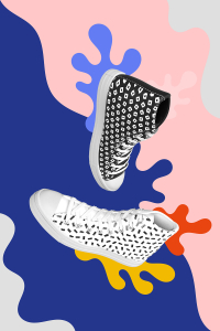 Ayakkabılar Tasarımı Dijital Baskılı Halı - Thumbnail