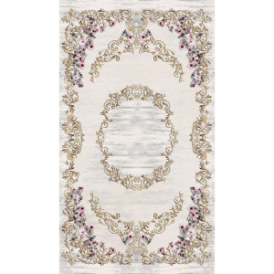 Ayna Motifli Osmanlı Desenli Dijital Baskılı Halı - 2