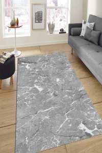 Beton Desenli Dijital Baskılı Halı - 1