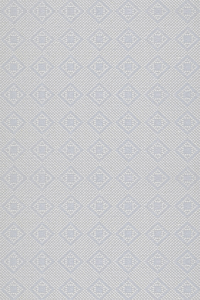 Beyaz Zemin Geometrik Üçgen Desenli Dijital Baskılı Halı - Thumbnail