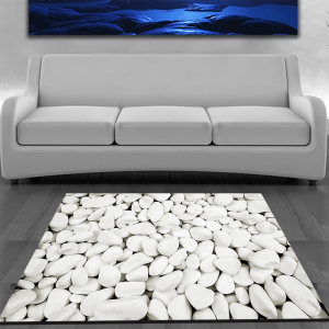 Çakıl Taşı Desenli Dijital Baskılı Halı - 1