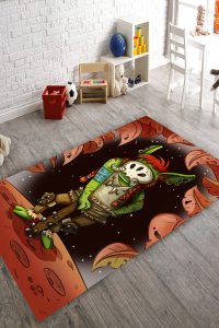 Canavar Ninja Dijital Baskılı Halı - 1