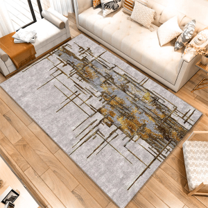 Çatlak Desenli Dijital Baskılı Halı - 1