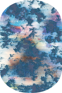 Çatlak Gölge Desenli 2'li Banyo Paspası (50x60 cm - 60x100 cm) - 2
