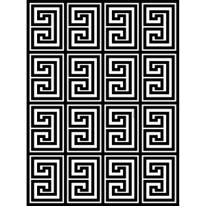 Çengel Desenli Dijital Baskılı Halı - 2