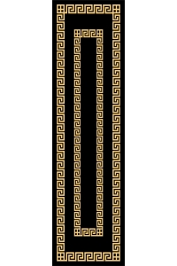 Çerçeve Desenli Dijital Baskılı Halı - 2