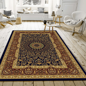 Çini Motifli Osmanlı Desenli Dijital Baskılı Halı - 1