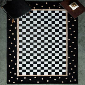 Dama Desenli Dijital Baskılı Halı - 1