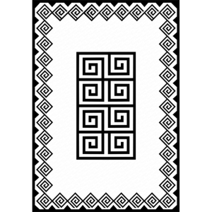 Dekoratif Geometrik Desenli Dijital Baskılı Halı - 2