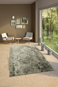 Dijital Baskılı Eskitme Desenli Makinada Yıkanabilir Salon ve Yolluk Halısı - 1