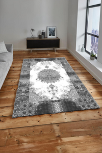 Dijital Baskılı Motif Desenli Makinada Yıkanabilir Salon ve Yolluk Halısı - 1