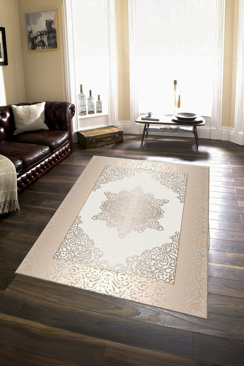 Dijital Baskılı Motif Desenli Makinada Yıkanabilir Salon ve Yolluk Halısı_Kopya(1)