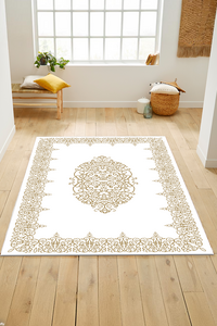 Dijital Baskılı Motif Desenli Makinada Yıkanabilir Salon ve Yolluk Halısı - 1