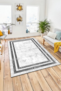 Dijital Baskılı Vektörel Desenli Makinada Yıkanabilir Salon ve Yolluk Halısı - 1