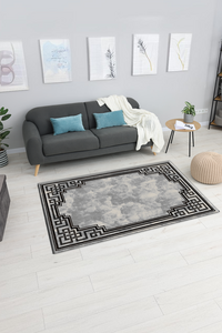 Dijital Baskılı Vektörel Desenli Makinada Yıkanabilir Salon ve Yolluk Halısı - 1