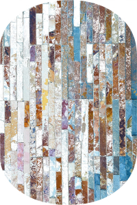 Duvar Kagıdı Desenli 2'li Banyo Paspası (50x60 cm - 60x100 cm) - 2