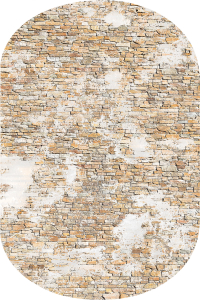 Duvar Tugla Desenli 2'li Banyo Paspası (50x60 cm - 60x100 cm) - 2