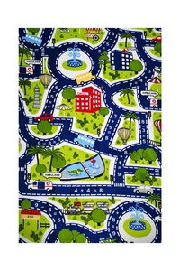 Eğitici Matematik ve Yol Desenli Dijital Baskılı Halı - 3