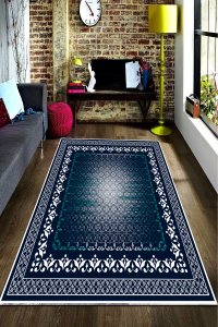 Eski Motif Desenli Dijital Baskılı Halı - 1