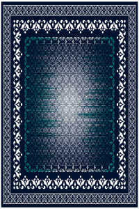 Eski Motif Desenli Dijital Baskılı Halı - 2