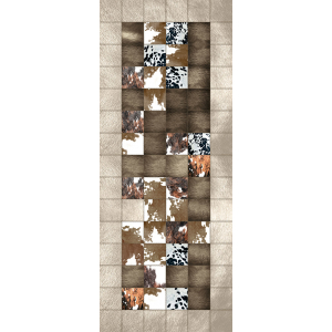 Eskitme Desenli Dijital Baskılı Halı - 2