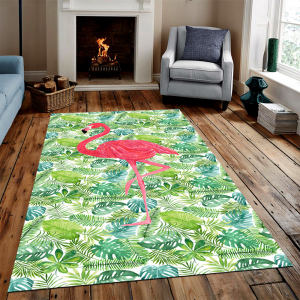 Flamingo Desenli Dijital Baskılı Halı - 1