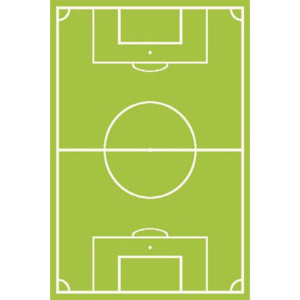 Futbol Sahası Desenli Dijital Baskılı Halı - 2