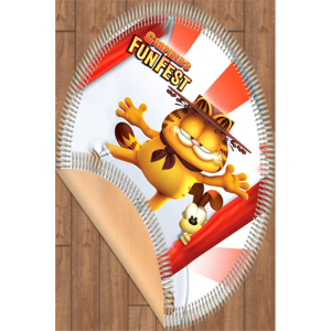 Garfield Desenli Dijital Baskılı Halı - 2
