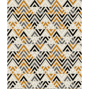 Geometrik Desenli Dijital Baskılı Halı - 2