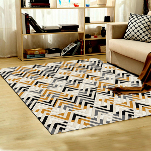 Geometrik Desenli Dijital Baskılı Halı - 1