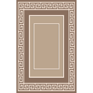 Geometrik Dikdörtgen Desenli Dijital Baskılı Halı - 2