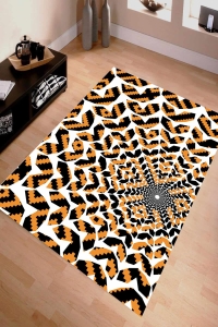 Geometrik Kaplan Dokuları Dijital Baskılı Halı - 1