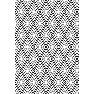 Geometrik Kare Desenli Dijital Baskılı Halı - 2
