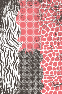 Geometrik Leopar Ve Zebra Dijital Baskılı Halı - 2