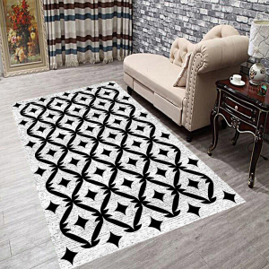 Geometrik Modern Desenli Dijital Baskılı Halı - 1