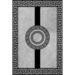 Geometrik Mühür Desenli Dijital Baskılı Halı - 2