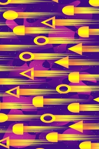 Geometrik Şekillerin Yükselişi Dijital Baskılı Halı - 2