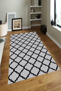 Geometrik Tasarımlı Dijital Baskılı Halı - 1
