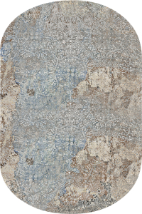 Gölge Eskitme Desenli 2'li Banyo Paspası (50x60 cm - 60x100 cm) - Thumbnail