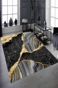 Granit Mermer Desenli Dijital Baskılı Halı - 1
