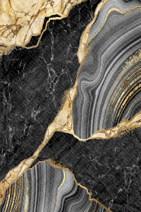 Granit Mermer Desenli Dijital Baskılı Halı - 2