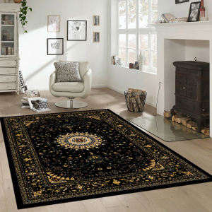 Karışık Çiçek Desenli Dijital Baskılı Halı - 1