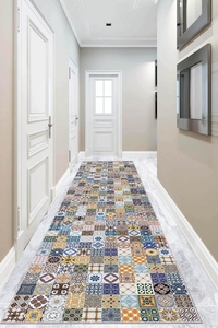 Kaymaz Dot Taban Yıkanabilir Yolluk MRC3028 - 1
