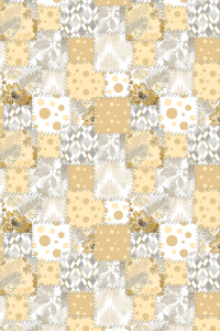 Kırık Yama Desenli Dijital Baskılı Halı - 2