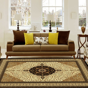 Klasik Osmanlı Motifli Dijital Baskılı Halı - 1