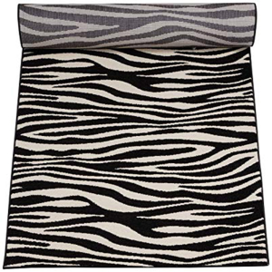 Klasik Zebra Desenli Dijital Baskılı Halı - 1